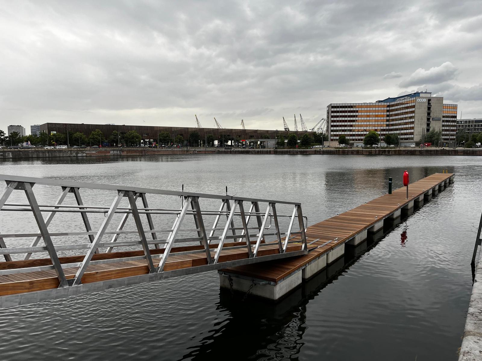 Bonapartedok Antwerpen stalen walcon steiger